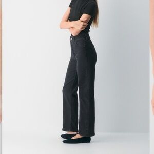 Aritzia Straight Leg Jeans in Charcoal